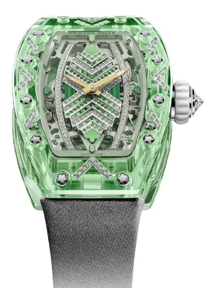 Best Richard Mille RM 07-02 Automatic Sapphire Green Set Replica Watch